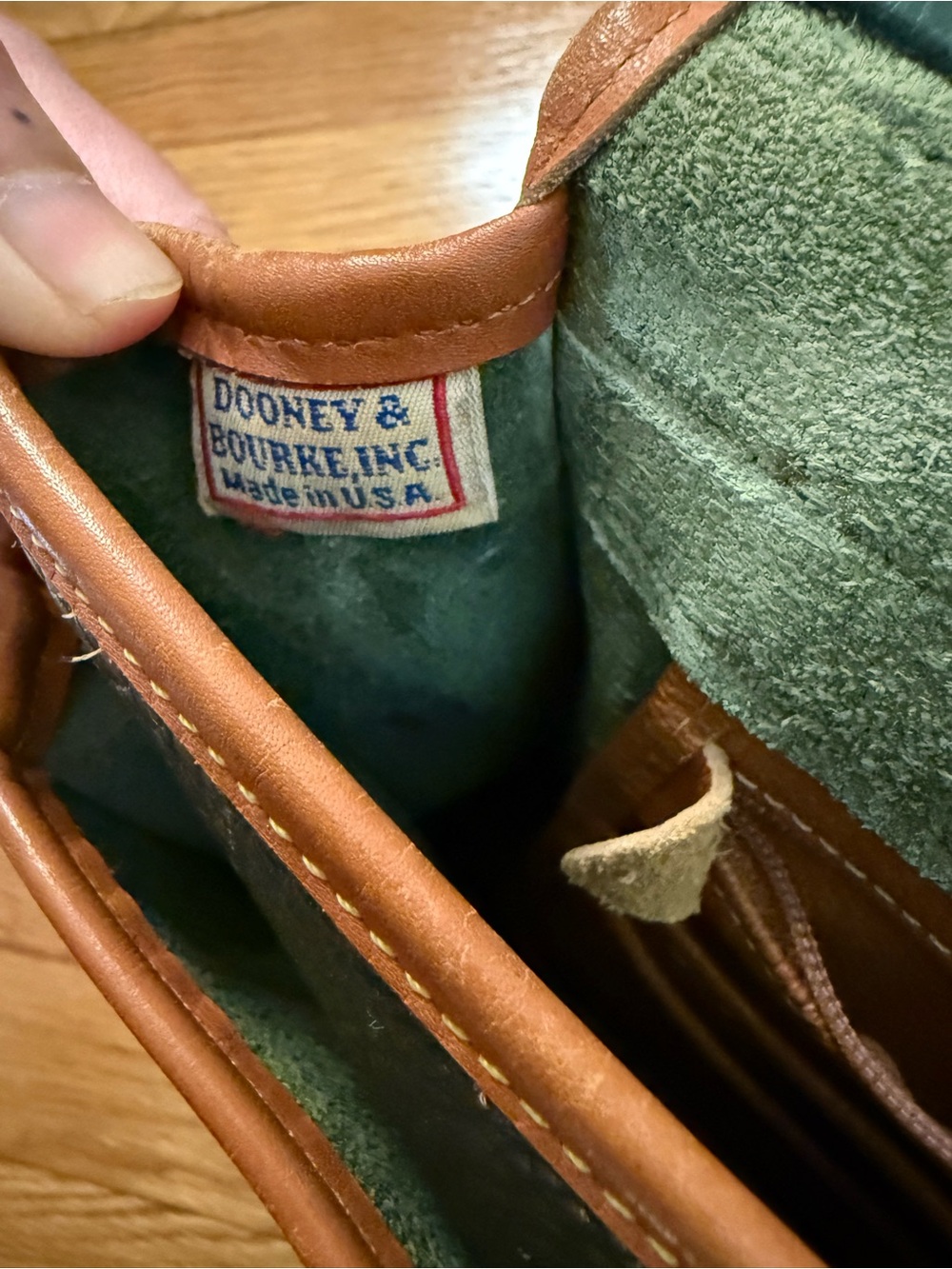 Vintage Dooney & Bourke green bag - Picture 8 of 12